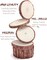 30PCS Unfinished Wood Slices with Hole – Natural Wood Circles with Bark for DIY Crafts, Home Decor, and Christmas Ornaments (2.4–2.8 Inch)